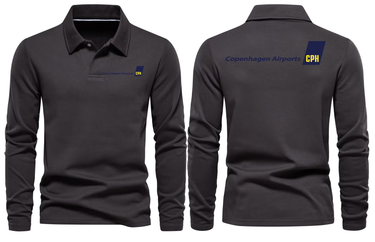 COPENHAGEN AIRPORT LONG SLEEVE POLO
